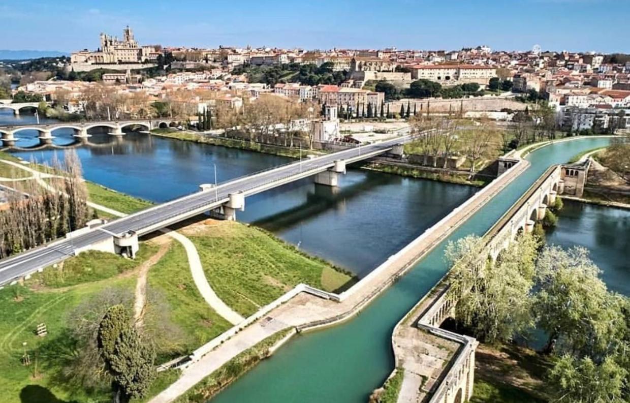 8 Aout 3-Spacieux Appartement 3 Chambres - Allee Paul Riquet - Wifi - Tv Connecte بزييه المظهر الخارجي الصورة